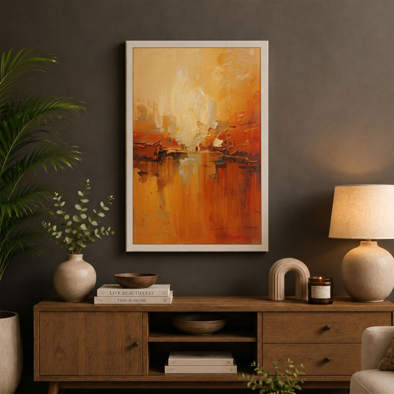 Horizon Industrial - Wrapped Canvas, 18x12 - 45.7 x 30.5 cm, Black Border