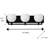3 - Light Dimmable Vanity Light