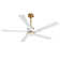 56'' Ellaura LED Ceiling Fan with Light Kit and Remote Control Included
