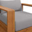 Chaise de patio en bois d'acacia Tahoe