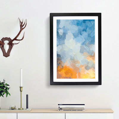 Code Word in Abstract - Picture Frame Graphic Art Print