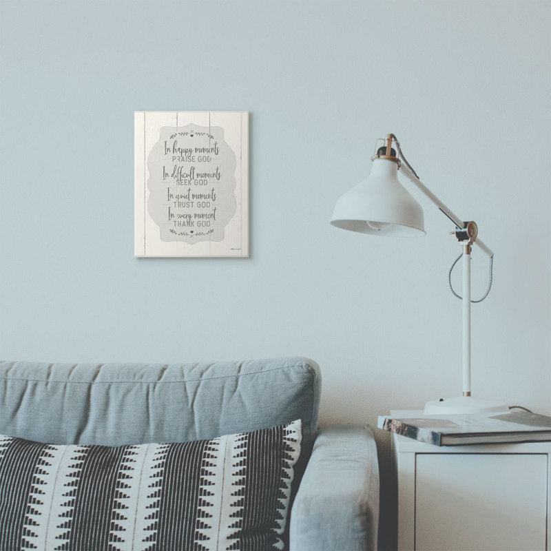 Impression sur toile, «Happy Happy Moments», H 15 po x l 10 po x P 0,5 po, Plaque murale