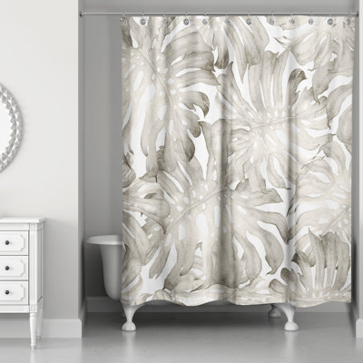 Koreana Floral Single Shower Curtain