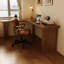 Bureau en bois massif en forme de L brun noisette-900281018-900281012