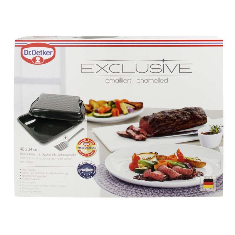 Exclusive 3 Piece Roasting Pan With turner