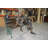 Grandfather An Grandson On A Bench Bronze Statue -  Size: 53"L X 32"W X 44"H.