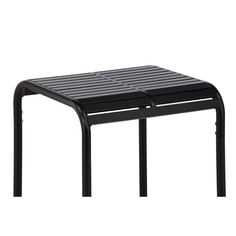 Aristoula Square Outdoor Coffee Table , 70cm cm W 70cm cm D, Black