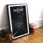 Saginaw City Map - No Frame Print-226193068