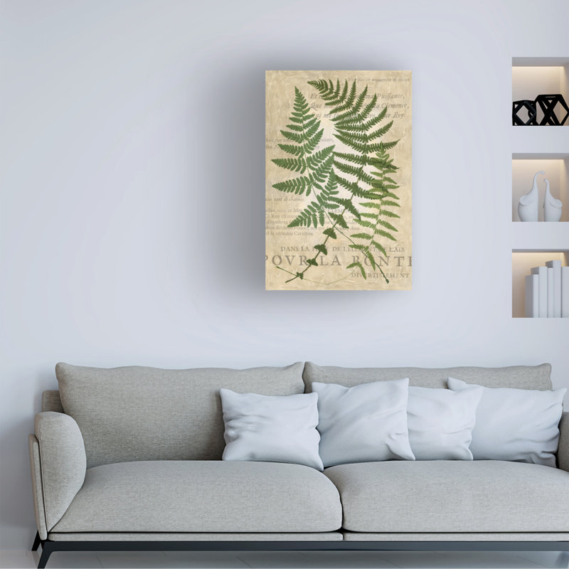 « palm folio i », reproduction d’impression sur toile tendue, H 24 po x l 16 po x P 2 po
