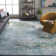 Etta Abstract Light Blue/Green Area Rug