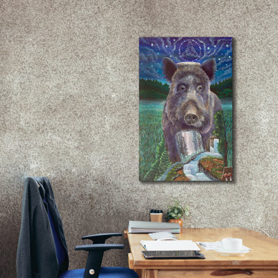  'Guardian Of The Forest' by Verena Wild Canvas Wall Art, 26" x 40"