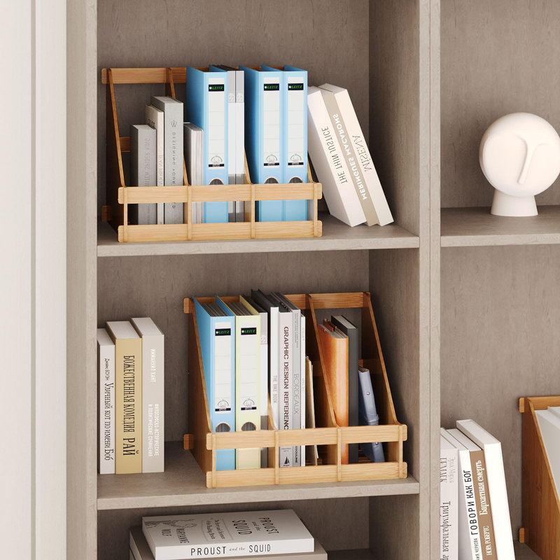 Bamboo File Organizer