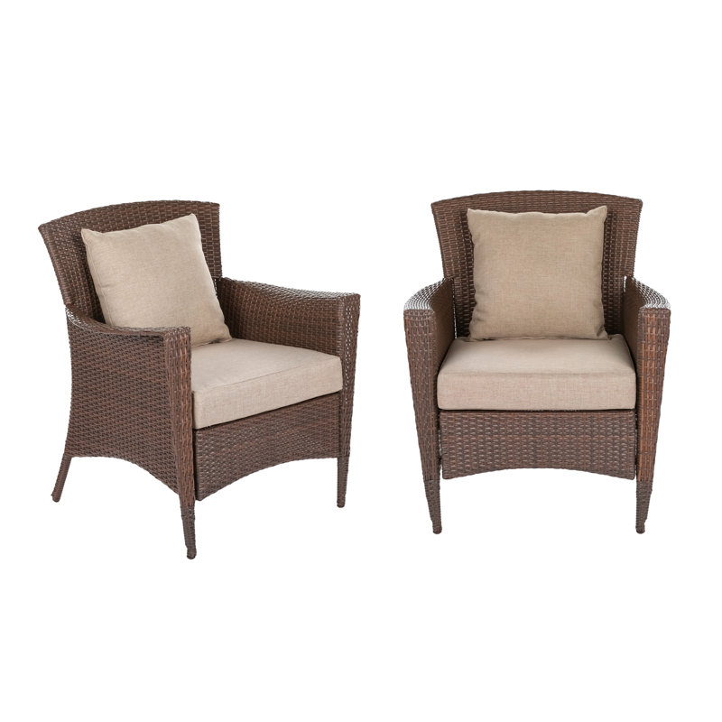 chaise de patio avec coussins Willernie