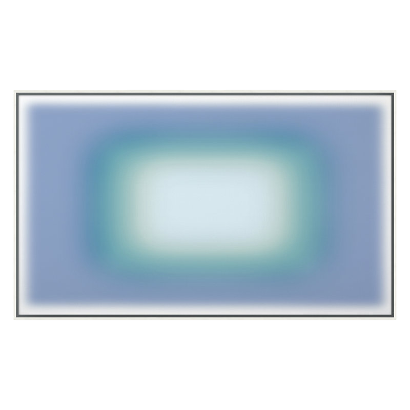 Blur Continuum 5 Print by Renee Stramel, 24" H x 40" W x 2.63" D, White Framed
