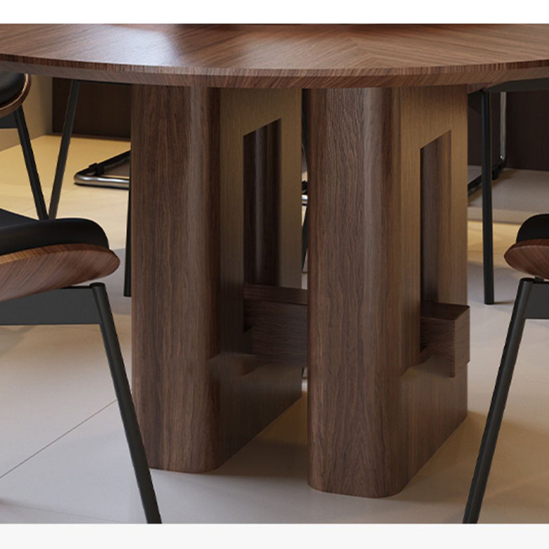 Table de salle à manger en bois massif de style français., H 29,5 po x L 59 po x l 59 po