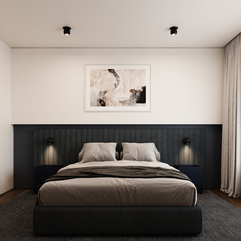 Hemisphere 1 - Light LED Flush Mount, Textured Black
