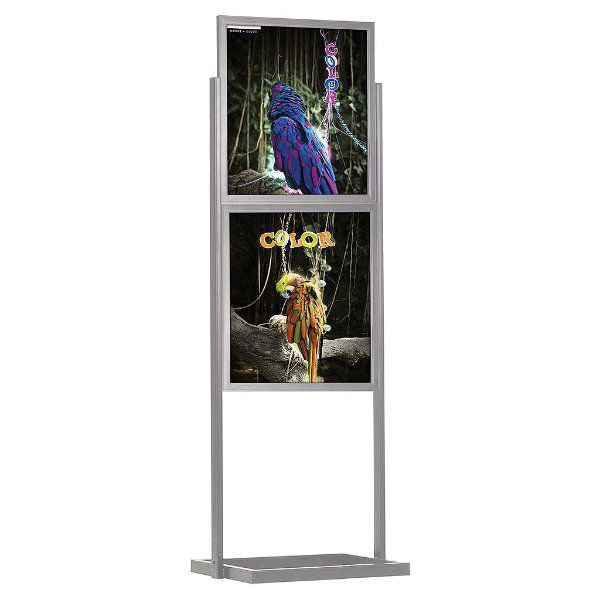 Planche eco info, H 28,91 po x l 22,91 po, Argent