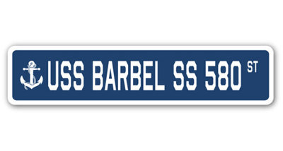 Barbel Ss 580 Street Sign Heavy Duty Plastic 4" X 18"