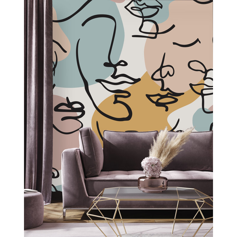 Rahr Wall Mural, 10.41" L x 125" W, Vinyl