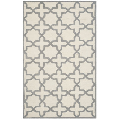 Cannen Hand Tufted Wool Geometric Rug