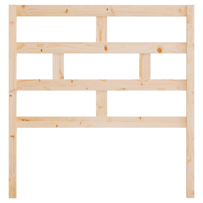 Macintyre Solid Wood Headboard, Light Brown, 81 x 100 cm