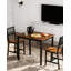 Ensemble de salle à manger 3 pièces pour petit espace, table de cuisine de 35 pouces et 2 chaises pour appartement-123913178-123913179