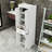 Bathroom Storage Cabinet with 1 Drawer, 4 Doors and Adjustable Shelves