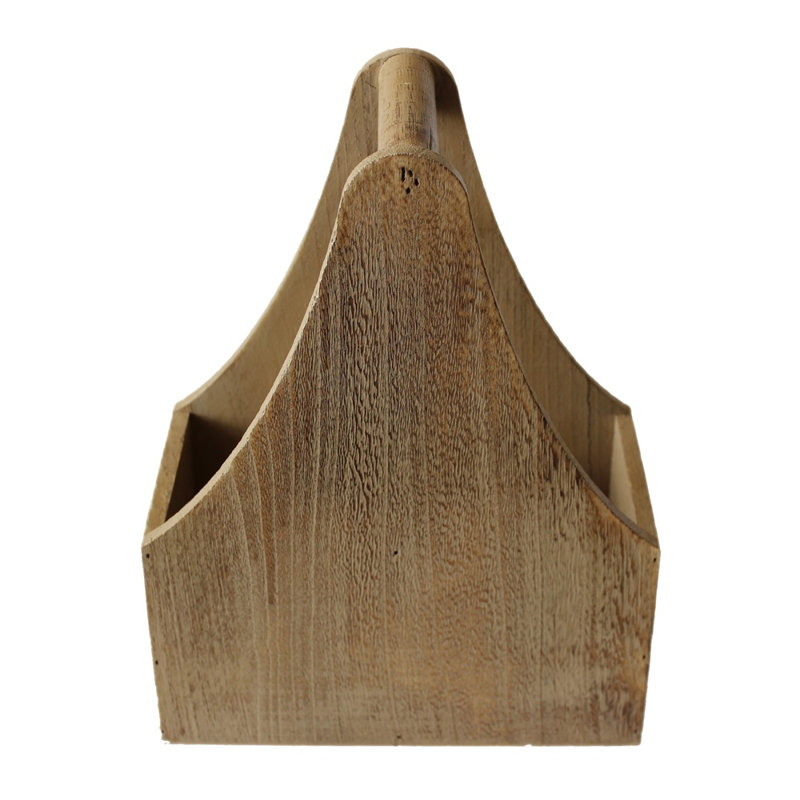 2 Bottle Wooden Wine Basket