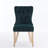 Upholstered Dining Chair With Button - Tufted Back & Wooden Legs(set Of 6)-1278027749-1278289819