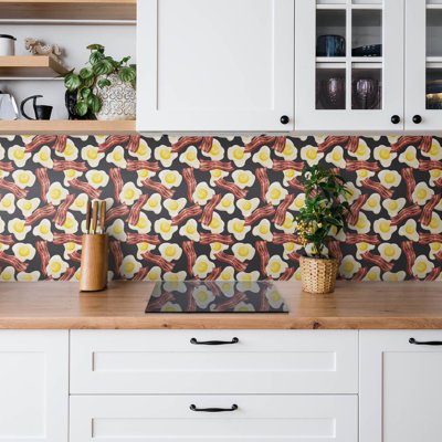 Sagaers 50 x 100 cm PVC Tile in Brown