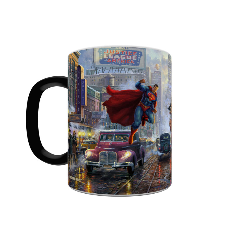 Dc Comics et Batman Superman et Wonder Woman Morphing Mugs