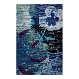 Eclectic One-of-a-Kind 6' 2" X 9' 3" Hand Knotted Area Rug