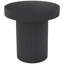 Table d'appoint latérale en bois noir