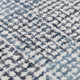 Holland Geometric Handmade Tufted Wool Area Rug in Blue