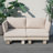 Shenia Outdoor Patio Upholstered Loveseat