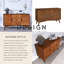 Buffet avec rangement Mid-Century