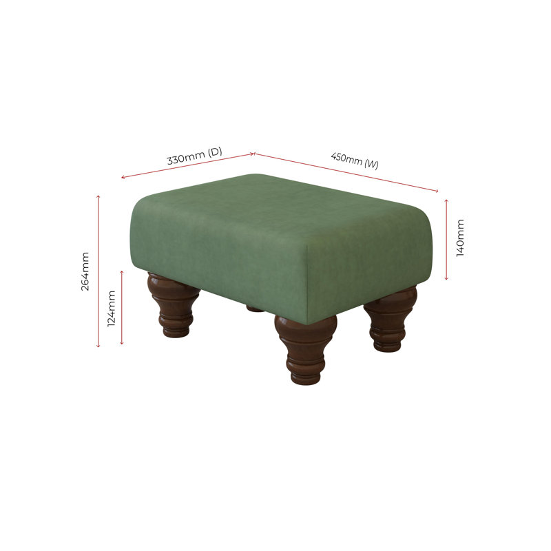 Autryville Wood Turned Leg - Plush, Mahogany, Velvet, Aqua Blue
