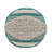 Fabric Cylindrical Pouf, Ottoman