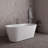 59" Streamline Soaking Freestanding Tub With Internal Drain-108964765