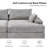 Tychon 87" Upholstered Square Arm Deep Seating Sleeper Sofa-97779223