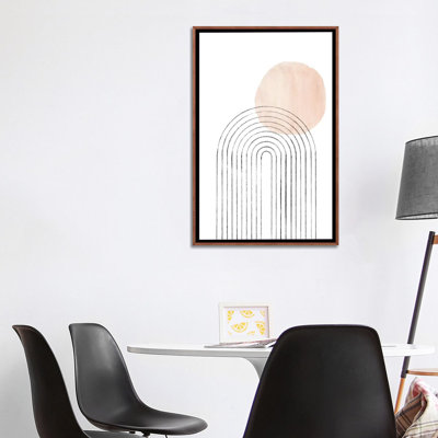 Rainbow and Neutral Sun - Painting Print
