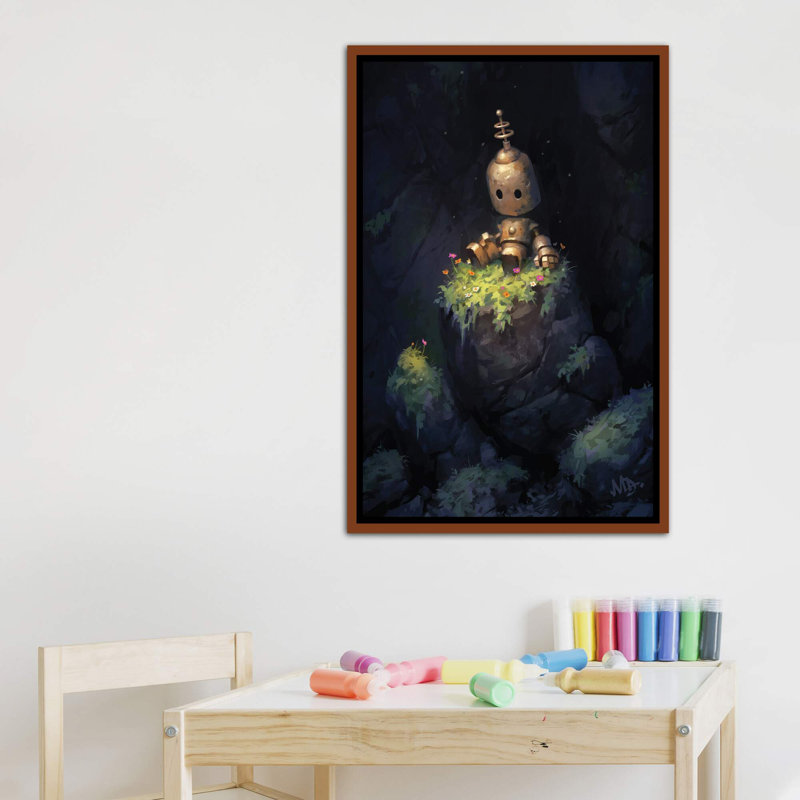 Art sur toile Secret Garden, H 60 po x l 40po x P 1,5 po, Toile classique avec cadre brun