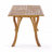 Outdoor 59" Rectangular Solid Wooden Patio Dining Table