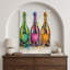 Art Pop Art, bouteilles de champagne, images de salle de bar, impression sur toile encadrée-132064025-132064029