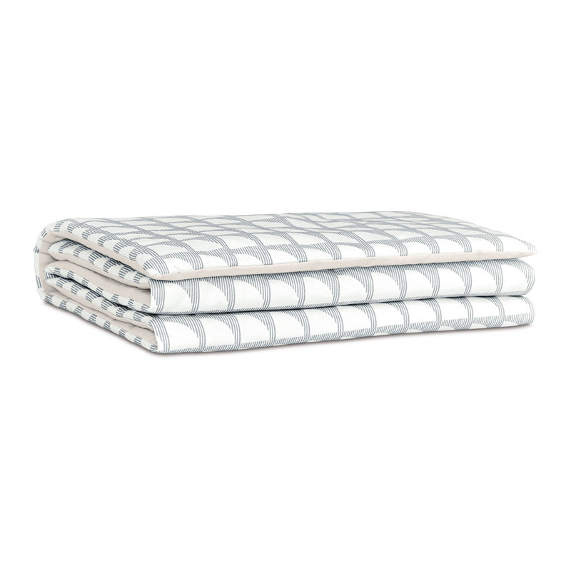Simon Geometric Cotton Bed Runner, King