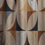 Geometric Harmony - Rideau en velours moderne - obscurcissant - 1 panneau-107576217
