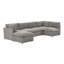 Canapé modulaire de coin symétrique de 98 po Kyanne Priyen-101481670