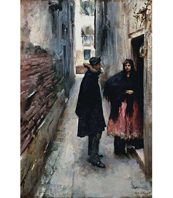 Une rue à Venise par John Singer Sargent - reproduction