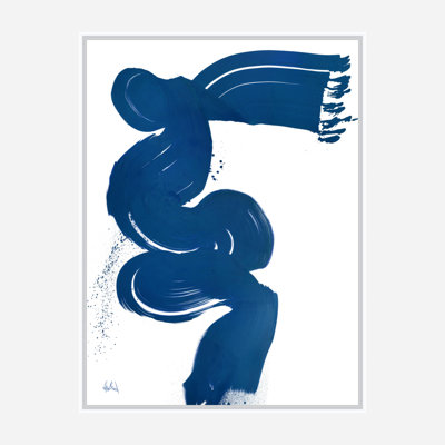 Blue Current - Artist Enhanced Canvas Print