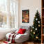 Christmas Christmas Elves, atelier, ensemble de 3 reproductions d'art sur toile-1827145251